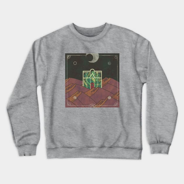 The Last Greenhouse Crewneck Sweatshirt by againstbound